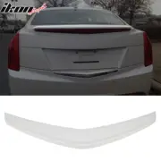 Fits 13-18 Cadillac ATS Flush Mount Rear Deck Trunk Spoiler White