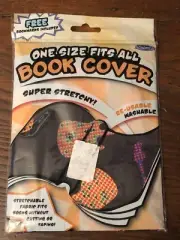 Stretchy It's Academic Book Cover Re-use & Washable 13" x 7" IN - GUITARS -