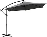 Mountview Outdoor Umbrella Cantilever Umbrellas Base Stand Garden Patio Beach 3M