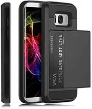 Card Slider Case for Samsung Galaxy Note 8 (Black)