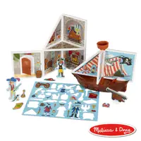 在飛比找PChome24h購物優惠-美國瑪莉莎 Melissa & Doug 磁力建構娃娃屋,海