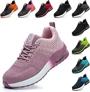 Baofular Safety Trainers Men Womens Steel Toe Cap Trainers Lightweight Comfortable Safety Shoes Work Trainers Non Slip & Breathable