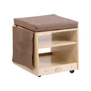 Jooyes Mobile Teacher Stool with Storage Box