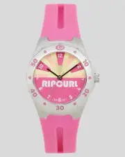 Rip Curl Womens Girls ARUBA RAYS PU Waterproof SURF WATCH New - 001WTI Hot Pink