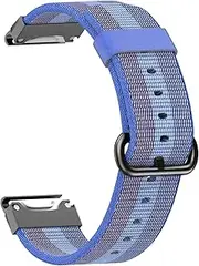 [MGTCAR] 22mm Nylon Quick Release Watchband For Garmin Fenix 6 6X Pro 5 5X Plus 935 Approach S60 Quatix5 Watch Easyfit Wrist Band Straps