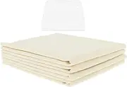 4Pcs Dough Proofing Cloth with Scraper, 100% Cotton Bread Proofing Cover, Breathable Bread Towels Baking Cloth for Bread Baking
