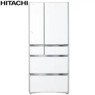 HITACHI 日立 676公升日本原裝變頻六門冰箱 RXG680NJ琉璃白(XW) 大型配送