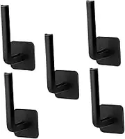 5pcs Adhesive Wall Hooks for Hats Baseball Cap Storage No Drill Easy Install Household Hangers Stylish Shaped Design Strong Sticky Hat Rack for Home Office