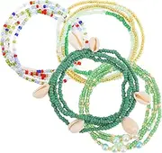 [BESTYASH] Glass Beads Waist Chain Bikini Waist Beads Beach Accessory Summer Jewelry