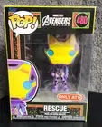 Funko POP! Black Light Rescue | Avengers | Target | #480 | w/ Soft Protector