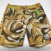 Howler Bros Mens Stretch Monstera Mash Bruja Board Shorts Size 32 NWT