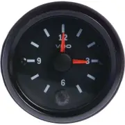 VDO Clock Analogue 12/24V 370.001