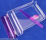 BEAD TRAY Craft Mates EZY Sort Chute Spatula for Beads Findings Seeds NEW Purple