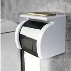 Waterproof Toilet Paper Holder Plastic Shelf Roll Paper Bracket Bath