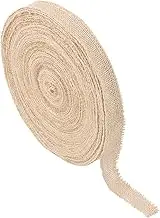 SENJEOK 82 Yard 1 Inch Burlap Ribbon Roll, Jute Fabric Crafts Ribbon for Art, DIY Crafts, Gifts Decoration