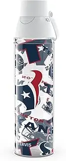 Tervis Venture Lite NFL Houston Texans - All Over Made in USA Double Walled Insulated Tumbler Travel Cup Keeps Drinks Cold & Hot, 24oz Water Bottle, Classic