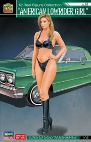 Hasegawa 52343 1:12 No.24 "American Lowrider Girl" Plastic Figure Kit