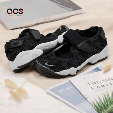 NIKE AIR RIFT BR 女鞋 涼鞋 忍者鞋 魔鬼氈 透氣 黑【運動世界】848386-001