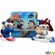 Looney Tunes Tasmanian Devil Taz Figure Salt & and Pepper Shaker Set Baseball WB