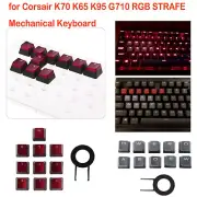 10pc Backlit Keycaps for Corsair K70 K65 K95 G710 RGB STRAFE Mechanical Keyboard