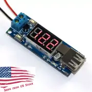 2 in 1 4.5V-40V Voltmeter & 5V USB Charger Step-Down Buck Power Converter Module