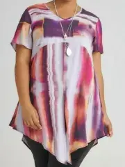 TS TAKING SHAPE plus size S - M / 18 Horizon Tunic empire waist NWT rrp$160!
