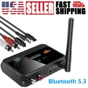 Home Stereo Audio Receiver AUX USB Optical HD Music to RCA Adapter Bluetooth 5.3
