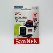 Genuine SanDisk Ultra 32 GB Class 10 - MicroSDHC Card - (SDQUAR-016G-GN6MA)