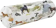 Outdoor Bolster Pillow Memory Foam Neck Roll Pillow Round Pillows for Neck Cylinder Pillows Couch Pillow Neck Support Side Sleeper Hunting Dogs and Ducks