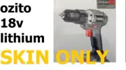 NEW SKIN OZITO 18V CORDLESS DRILL DRIVER SKIN ONLY LITHIUM TOOL GIFT DIY BATTERY