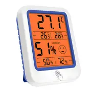 KEWO Digital Hygrometer Indoor Thermometer Humidity Gauge with Large Backlit ...