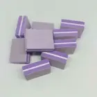 50pcs / Bag Nail File Vibrant Color Clean Easily Mini Nail Buffer Block Diy