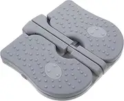 Compact Stepper Fitness Equipment for Home Mini Pedal Exerciser Anti-Slip Cushioning Leg -Saving Gray