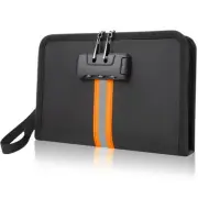 Fireproof Money Bag,Money Bag with Lock and Zipper,Safe Fireproof Waterproof,...