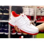 NIKE AIR FORCE 1 '07 LV8 白橘 籃球 洛克公園 CT2585-100 慢跑鞋