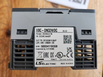LS PLC XBC-DN32H/DC 16-Input 16-Output I/O 352Points AC100~240V 15 Ksteps Ups