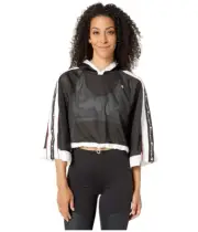 Women's Champion Hooded Crop Mesh Top Size Large