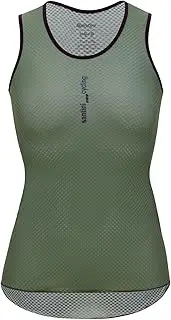 サンティーニ(SANTINI) BW65GLLLIEVE Women's Baselayer Sleeveless Shirt, Mesh Fabric, Moisture Wicking