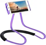 Lazy Cell Phone Holder - Universal Phone Holder to Wear Around Neck Lazy Bracket Free Rotating Smart Mobile Phone Mount Stand