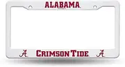 Rico Industries NCAA Alabama Crimson Tide Plastic License Plate Frame, 6 x 12.25-inches
