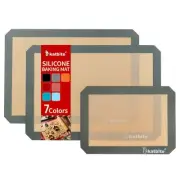 Silicone Baking Mat, Large Baking Mat Set of 3-2 Half Sheets Mats (11 5/8" x ...