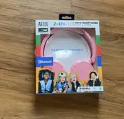 Altec Lansing MZX4410-PPNK 2-in-1 Kid Safe Wired & Wireless On-Ear Headphones