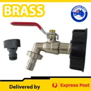 IBC Tank to 1/2"Connector Brass Adapter Fittings Tool S60X6 Yard Garden Tap Hose