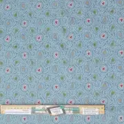 Patchwork Quilting Sewing Fabric Good Boy Hearts Blue 50x55cm FQ