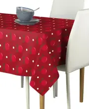 Christmas Red Balls Signature Tablecloths - Assorted Sizes!
