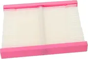 WOONEKY 48 Nail Art Practice Board Fan Shape Nail Sample Sticks Space-saving Design for Salon