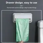 Rubbish Bag Container Large Opening Storing Plastic Grocery Pouch Storage Holder