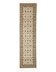 Sydney Classic Runner Ivory with Ivory Border Runner Rug