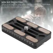 New DSLR Quick Release Plate Fitment for Mirrorless Tripod PTZ Camera 60mm Scale