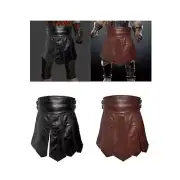 Men Cosplay Kilt Adjustable Cosplay Utility Kilt for Club Carnival Party